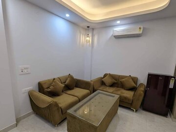 Living Room in 1 BHK Apartment at Ramky Towers, Gachibowli – for Rent