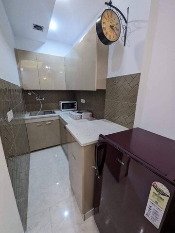 Kitchen in 1 BHK Apartment at Ramky Towers, Gachibowli – for Rent
