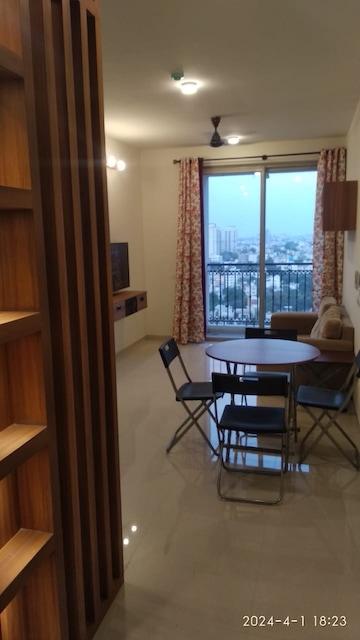 Living Room in 1 BHK Apartment at Hiranandani Queensgate, Bannerghatta – for Rent