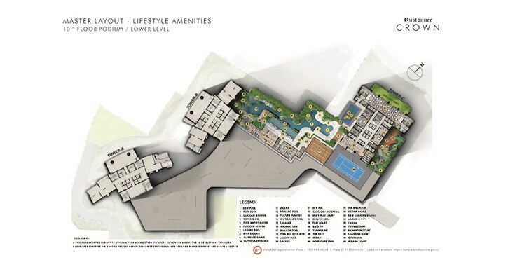 Master Plan, rustomjee-crown 5 Bedroom 3040 Sq.Ft. Apartment In Prabhadevi Mumbai 8216042
