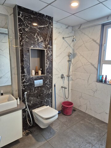 Bathroom in 3 BHK Apartment at SNN Clermont, Hebbal – for Rent