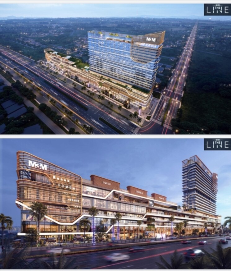 Exterior View, m3m-the-line Commercial Shop 700 Sq.Ft. In Sector 72 Noida 8215991