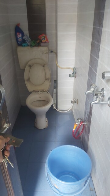 Bathroom in 1 RK Builder Floor at Mayur Vihar – for Rent