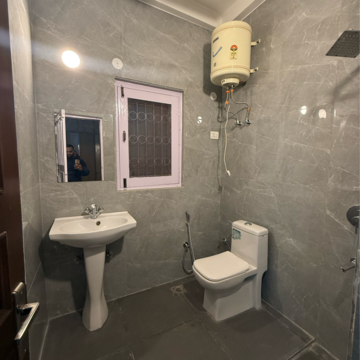 Bathroom in 2 BHK Builder Floor at Greater Kailash I – for Rent