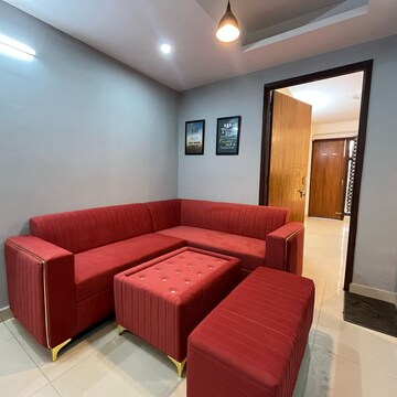 Living Room in 1 BHK Apartment at Saket – for Rent