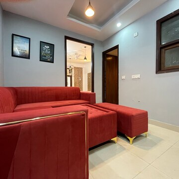 Living Room in 1 BHK Apartment at Saket – for Rent