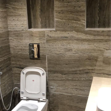Bathroom in 3 BHK Builder Floor at Kalkaji – for Rent
