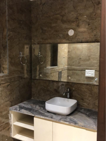 Bathroom in 3 BHK Builder Floor at Kalkaji – for Rent