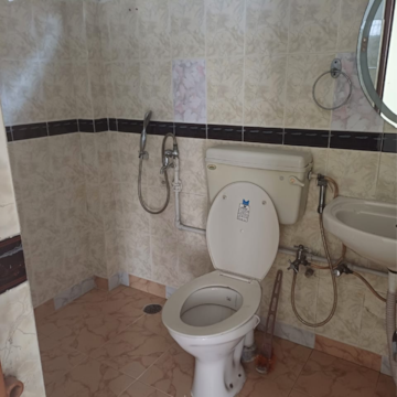 Bathroom in 1 RK Builder Floor at Saket – for Rent