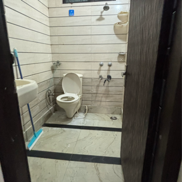 Bathroom in 2 BHK Builder Floor at Malviya Nagar – for Rent
