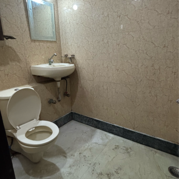 Bathroom in 2 BHK Builder Floor at Malviya Nagar – for Rent