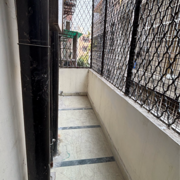 Balcony in 2 BHK Builder Floor at Malviya Nagar – for Rent