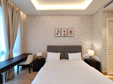 Bedroom in 1 RK Apartment at Bhartiya Leela Residences, Thanisandra Main Road – for Rent