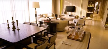 Living Room in 3 BHK Apartment at Rustomjee Crown, Prabhadevi – for Sale