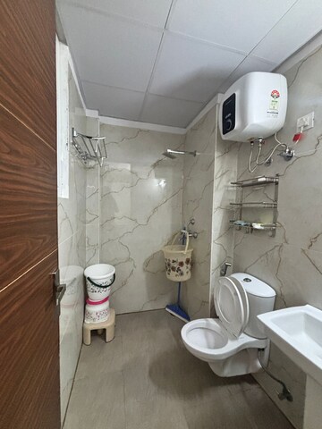Bathroom in 2 BHK Apartment at Highland Park Chandigarh, Bhabat – for Rent