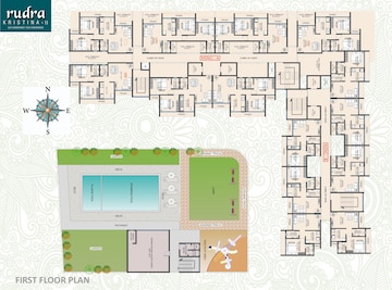 Floor Plan in 1 BHK Apartment at Rudra Kristina, Taloja – for Sale