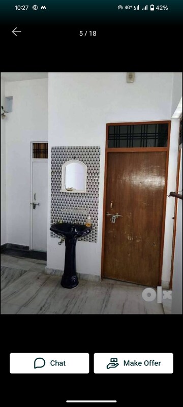 Bathroom in 2 BHK Independent House at Prime Plaza Complex, Indira Nagar – for Rent