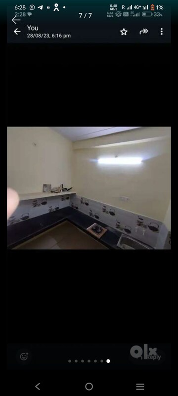 Bedroom in 2 BHK Independent House at Sukh Complex, Indira Nagar – for Rent