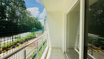 Balcony in 3 BHK Apartment at Nitesh Columbus Square, Bellary Road – for Rent