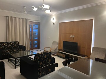 Living Room in 3 BHK Builder Floor at Saket – for Rent