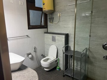 Bathroom in 3 BHK Builder Floor at Saket – for Rent