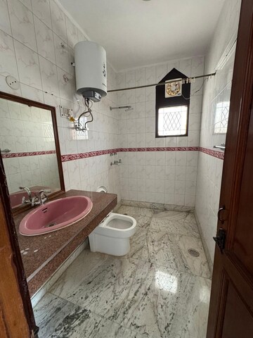 Bathroom in 3 BHK Builder Floor at East Of Kailash – for Rent