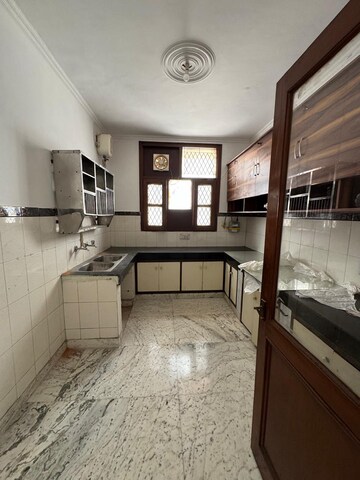 Kitchen in 3 BHK Builder Floor at East Of Kailash – for Rent