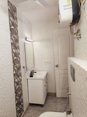 Bathroom in 2 BHK Builder Floor at Greater Kailash I – for Rent