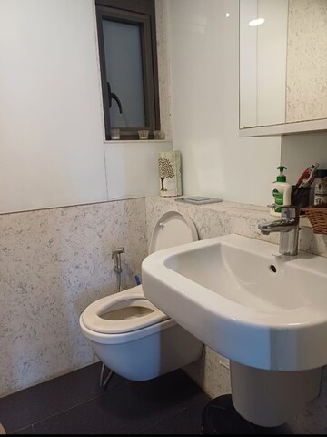 Bathroom in 2 BHK Apartment at Lodha New Cuffe Parade, Wadala – for Rent