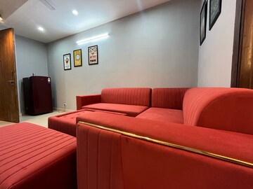 Living Room in 1 BHK Builder Floor at Saket – for Rent