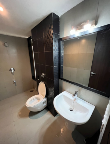 Bathroom in 2.5 BHK Apartment at Lodha Splendora, Bhayandarpada – for Rent