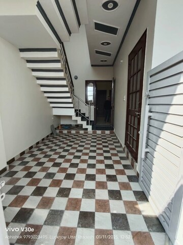 Staircase in 3 BHK Independent House at Jankipuram Extension – for Sale
