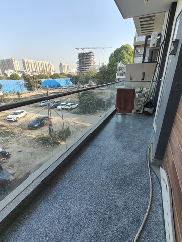 Balcony in 2 BHK Builder Floor at RBC II, Sushant Lok I – for Rent