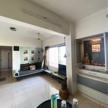 Living Room in 2 BHK Apartment at New Nandanvan CHS Brahmand, Brahmand – for Sale