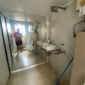 Bathroom in 2 BHK Apartment at New Nandanvan CHS Brahmand, Brahmand – for Sale