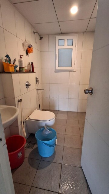 Bathroom in 3 BHK Apartment at Godrej Woodsman Estate, Hebbal – for Rent