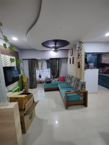 Living Room in 2 BHK Apartment at Cosmos Jewels, Ghodbunder Road – for Rent