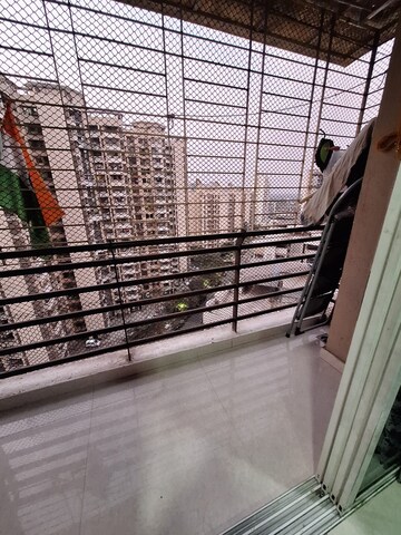 Balcony in 1 BHK Apartment at Ajmera New Era, Kalyan West – for Rent