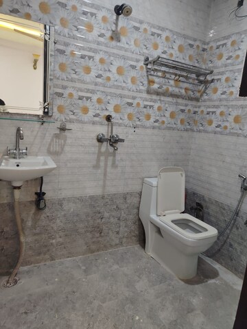 Bathroom in 3 BHK Builder Floor at Mahavir Enclave – for Sale