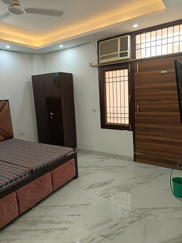 Bedroom in 3 BHK Builder Floor at Freedom Fighters Enclave – for Rent