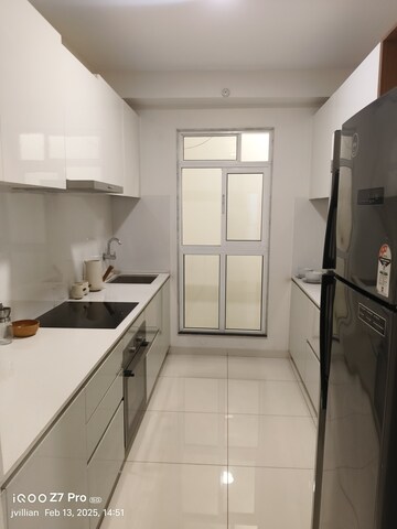 Kitchen in 3 BHK Apartment at Godrej Emerald, Ghodbunder Road – for Sale