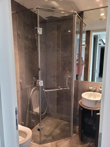 Bathroom in 4 BHK Apartment at Lodha Parkside, Worli – for Rent