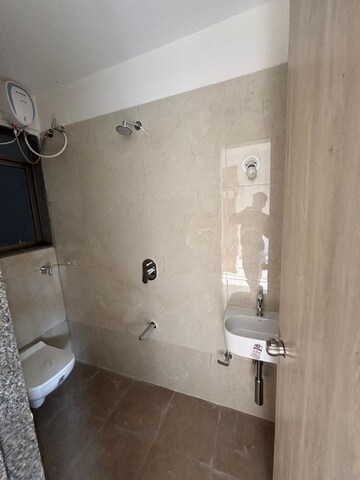Bathroom in 1 BHK Apartment at Shivalik Bandra North Gulmohar Avenue, Bandra East – for Rent