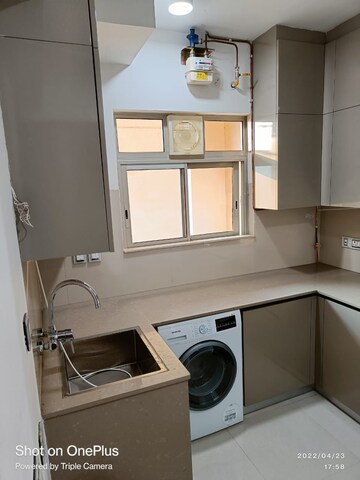 Kitchen in 2 BHK Apartment at One Hiranandani Park, Ghodbunder Road – for Rent