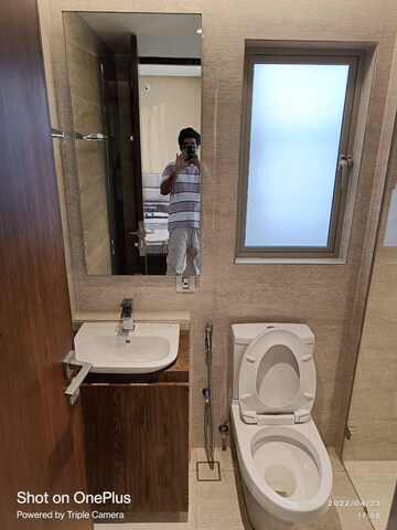 Bathroom in 2 BHK Apartment at One Hiranandani Park, Ghodbunder Road – for Rent