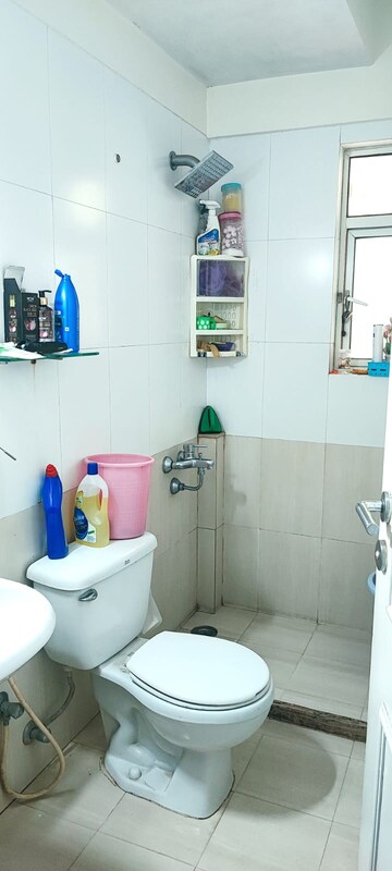 Bathroom in 1 BHK Apartment at Hiranandani Estate Penrith, Ghodbunder Road – for Rent