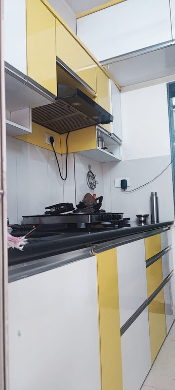 Kitchen in 1 BHK Apartment at Hiranandani Estate Penrith, Ghodbunder Road – for Rent