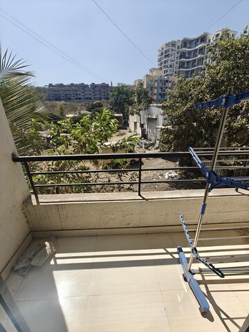 Balcony in 2 BHK Apartment at Rohit Apartments Bavdhan, Bavdhan – for Rent