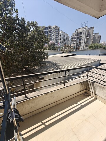 Balcony in 2 BHK Apartment at Rohit Apartments Bavdhan, Bavdhan – for Rent