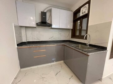 Kitchen in 2 BHK Builder Floor at Freedom Fighters Enclave – for Rent